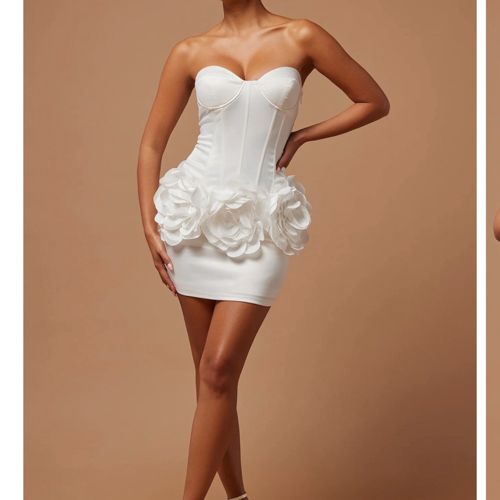 Flower midi dress